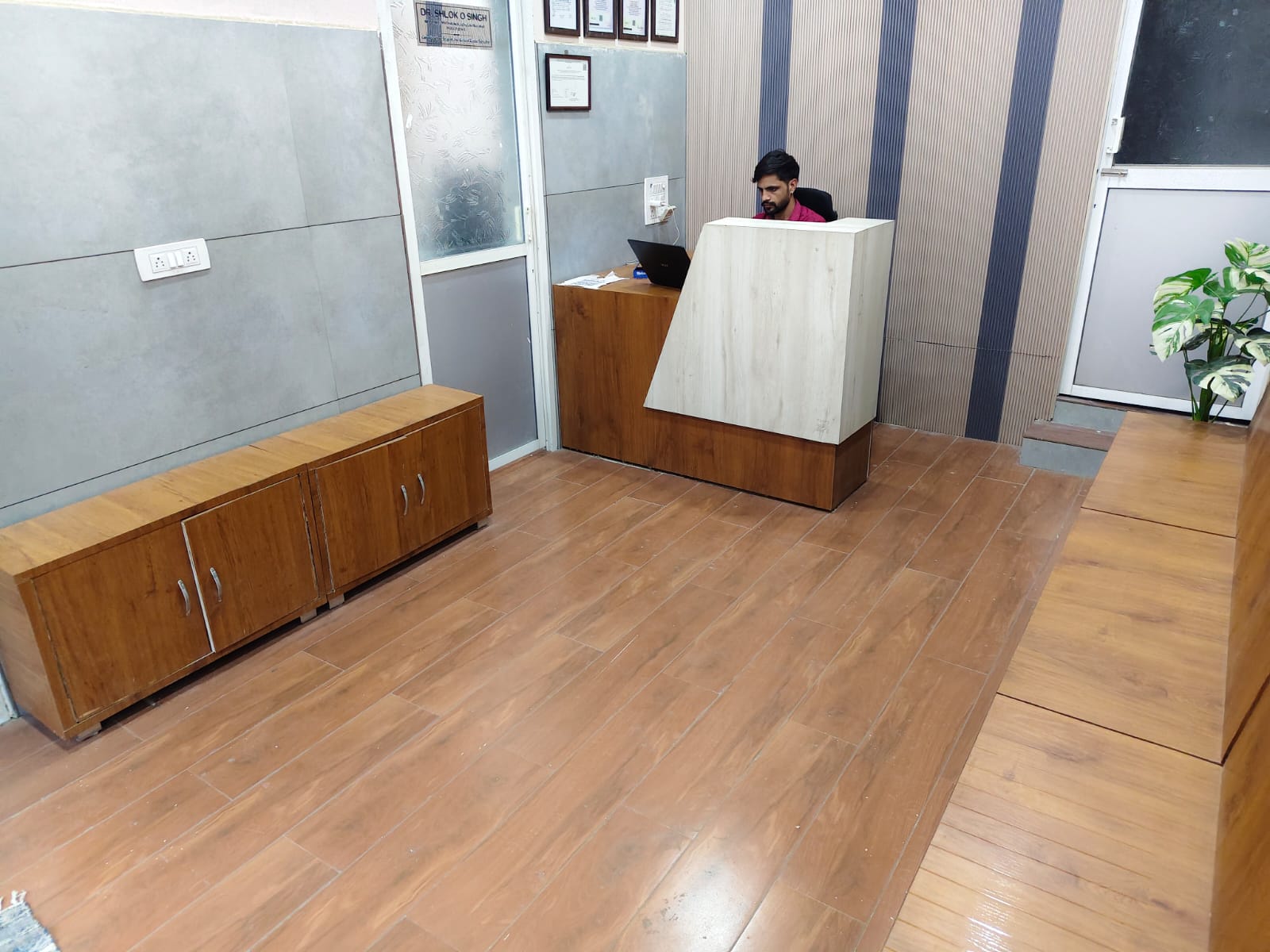 Om's Eye Clinic interior
